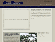 Tablet Screenshot of billbryantassociates.com